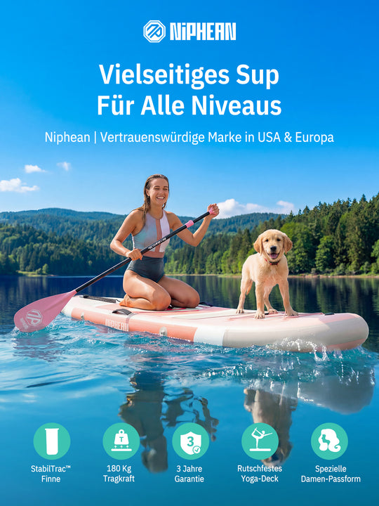 Niphean Dreamspace Serie 305cm Aufblasbares Stand Up Paddle Board Set