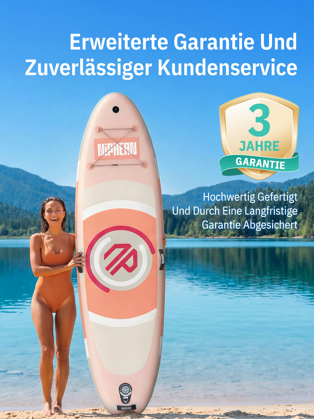 Niphean Dreamspace Serie 305cm Aufblasbares Stand Up Paddle Board Set